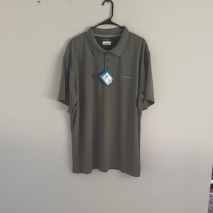 Columbia Men's Olive Polo Shirt